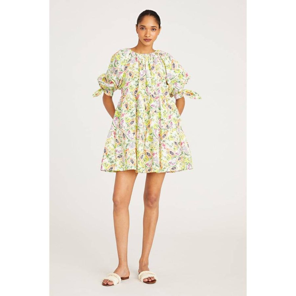 Amur Zayn Cotton Fruit Dress in Natural Jungle 4